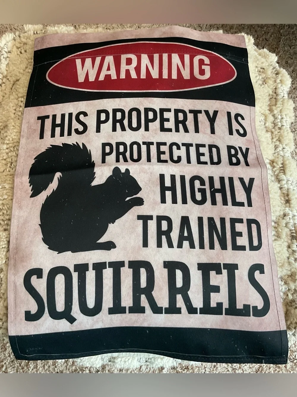 Warning Red and Black 